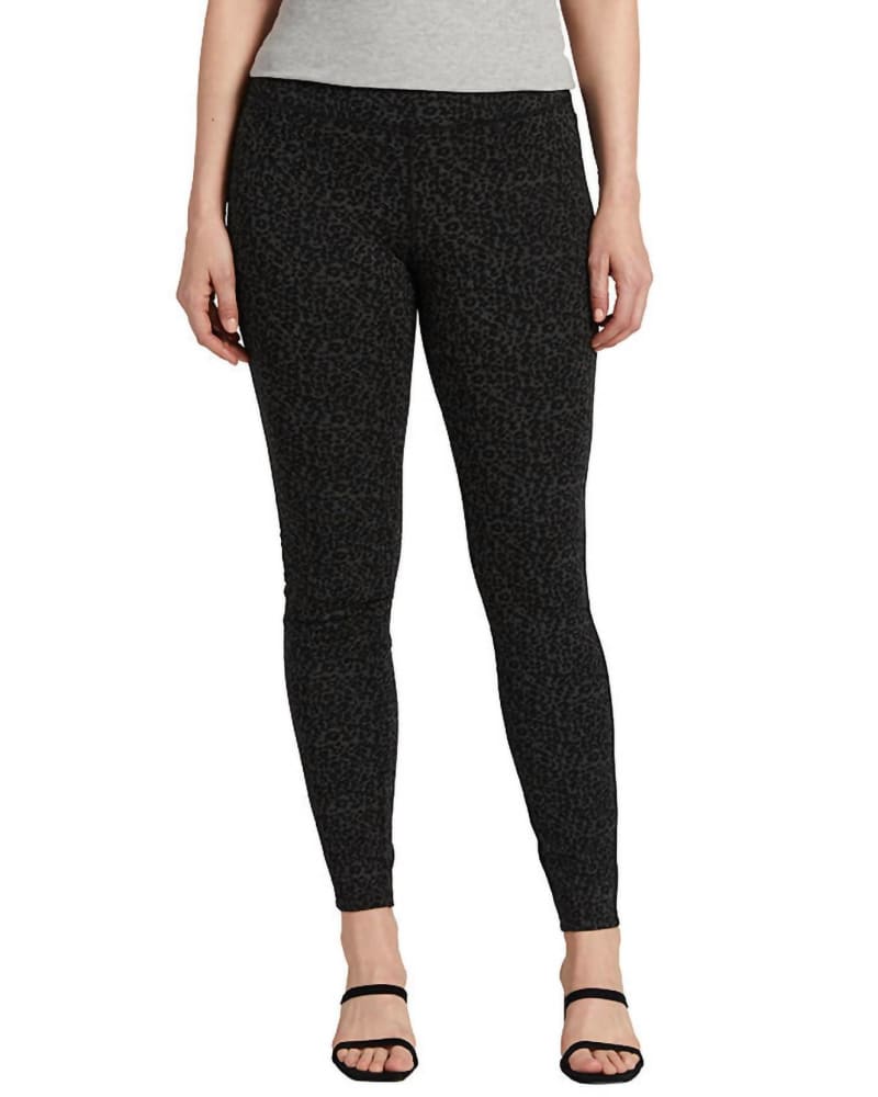 Front of a model wearing a size 14 Ricki Mid Rise Legging In Cheetah in Cheetah by JAG. | dia_product_style_image_id:358395